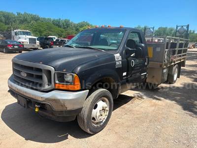 2001 Ford F-550 FLATBED 7.3 DIESEL 4WD DRW
