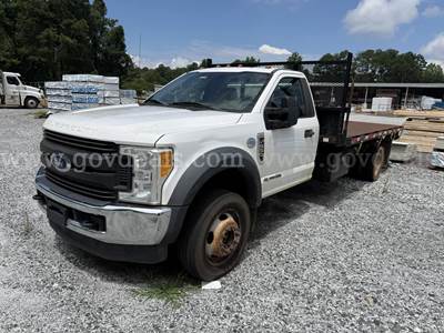 2017 Ford F-550 XL SD 4x4 Flatbed Dump Dually
