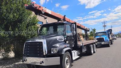 Cleasby FBR-6-40 Roofing Conveyor Mtd on 2015 Freightliner 114SD T/A Flatbed