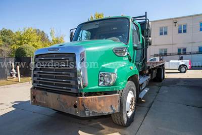 2014 Freightliner 114SD T/A Flatbed Truck -Inoperable