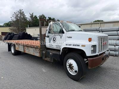 1994 GMC 6500 Flatbed – Runs – 366 Gas V8 – 25,950 GVWR – Needs Radiator