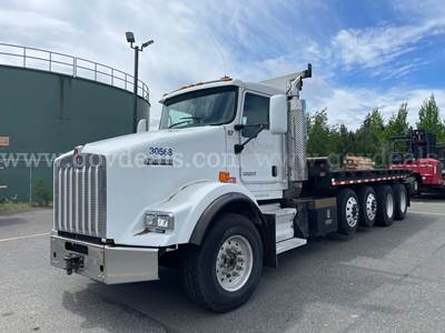 2007 Kenworth T800  Quad/A Flatbed Truck