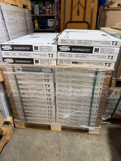 Brand New - 2373 sq. ft of Commercial Grade Vinyl Tile Flooring - TA3527 Castle - Freight Shipping Available