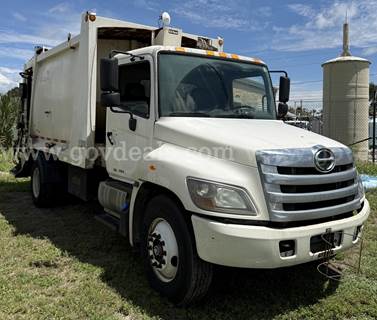 2015 Hino 338 Rear Loader Garbage Truck