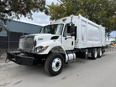 2014 International 7400 Heil Rear Loader Garbage Truck