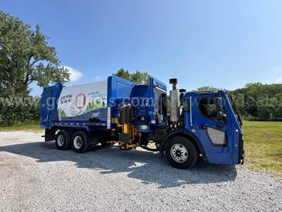 Clean 2017 Mack LR633 Cummins, New Way Sidewinder Side Loader Refuse Truck-WILL SHIP