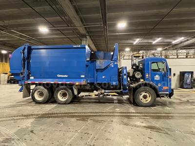 2011 Peterbilt 320 Curbtender Side Load Garbage Truck