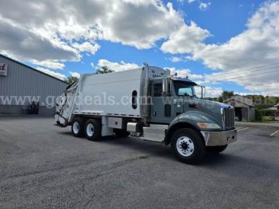 2017 Peterbilt 348 Rear Load Garbage Truck