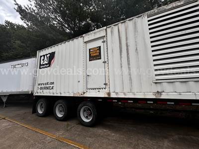 2008 1MW Cat XQ1000 Genset, 41ft Trailer Mounted