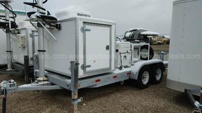 Technical Support Trailer-WhisperWatt 7000 diesel generator-Satellite dish
