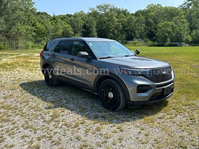Clean Low Mile 2023 Ford Explorer Police Interceptor-WILL SHIP