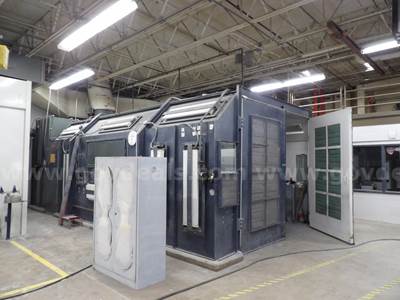 Full Size Vehicle Spray Booth - Functional