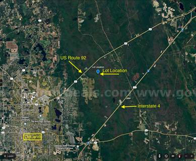 Central Florida Land - 1.25 Acres in Volusia County, Deland Area - No Reserve