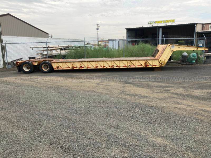 1992 TrailEze 35 Ton Lowboy Trailer For Sale Walla Walla, WA 12543