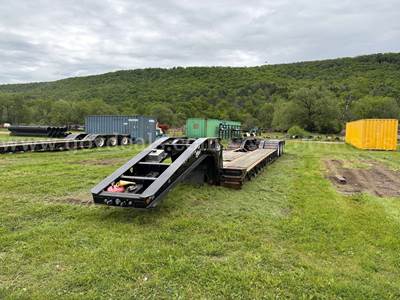 2003 Trail King TK110HDG-513 55 Ton Tri/A Lowboy