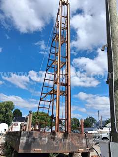 Barge-Mounted Piledriver Unit (40 x 143) w/ approximately 45 Tower, 2,400 lb Hammer