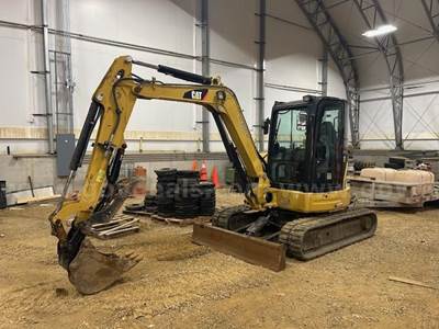 2 Lots: CAT Road Motor Grader & Mini Excavator
