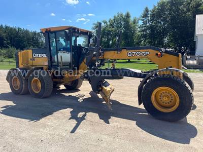 2011 John Deere 870GP Motor Grader