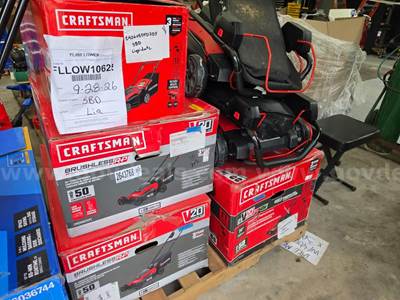 Lot of 6  Craftsman Battery powered  Lawn Mowers