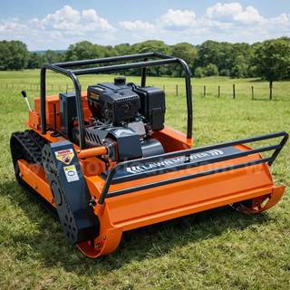 FREE SHIPPING - NEW Remote Control Hybrid Track Slope Lawn Mower 13.6HP 31.5in