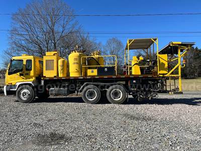 MB Air Atomized Long Line Paint Striping Truck