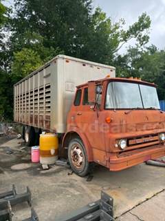1960s GMC COE Live stock hauling truck
