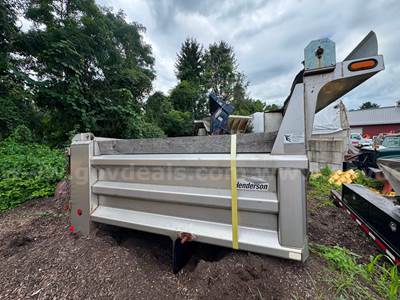 10ft Stainless Steel Dump Body with piston