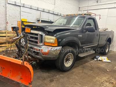 2001 FORD F250 SNOW PLOW TRUCK   - WILL SHIP!!