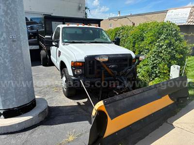 2008 FORD F-350 SD DUMP BED/SNOW PLOW RUNS AND DRIVES - SHIPPING AVAILABLE