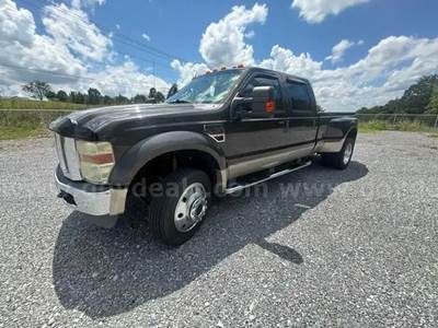 2008 Ford F450 Lariat Super Duty Crew Cab Dually — 6.4L Power Stroke Diesel — Reese 18K 5th Wheel Hitch Included — Clean