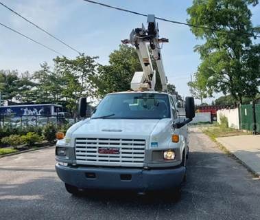 2007 GMC C5500 Cable Placer Terex TCP 36 Bucket Boom total height 39FT 70K miles