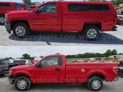 3 Lots: Chevrolet and Ford Pickups (2016 Silverado 1500 and 2014 F-150's)