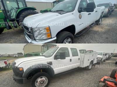 2 Lots - Ford and Chevrolet Pickups - 2008 F450 SD and 2012 Silverado 2500HD