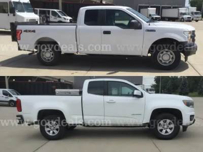 3 Lots - 2017 and 2018 Ford F150, 2017 Chevrolet Colorado