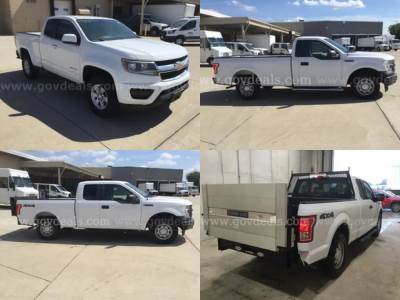 4 Lots - 2017 Ford F150 and 2017 Chevrolet Colorado