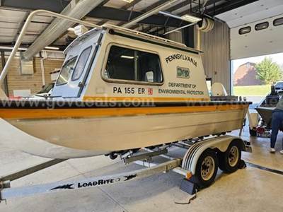 1979 Monark Boat (Includes two 2016 Evinrude 75 HP Outboard Engines) & 2001 Load Rite Tandem Axle Boat Trailer