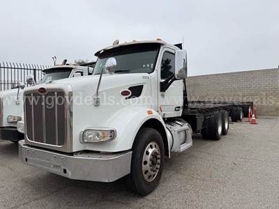 2016 Peterbilt 567 T/A Roll Off Truck-Inoperable