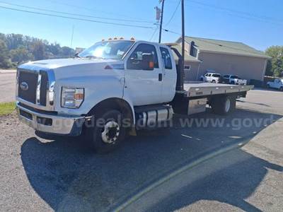 2016 Ford F-650 Ext Cab 6.7 Diesel 21 Jerrdan Rollback with Wheel Lift