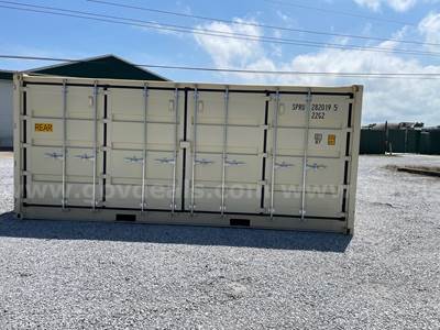 Shipping Container, 20' Supreme, One-Trip, Side Open