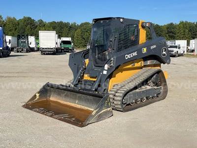 2020 JOHN DEERE 333G TWO-SPEED HIGH FLOW COMPACT TRACK LOADER.