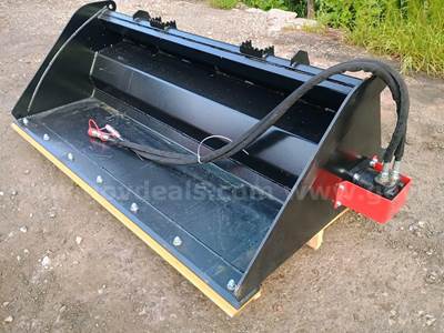 FACTORY - NEW Raytree RMRB72 72 Skid Steer Power Rake Bucket Attachment - Raleigh NC
