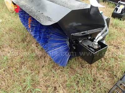 (1) Factory-New and Unused SDLANCH Mini Skid Steer Angle Sweeper attachment.