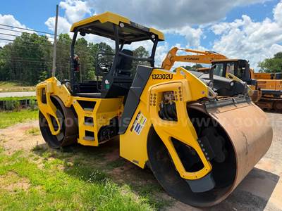 2016 Bomag BW 206 AD-5 Tandem Vibratory Roller – 709 Hours – Open ROPS – Deutz Diesel