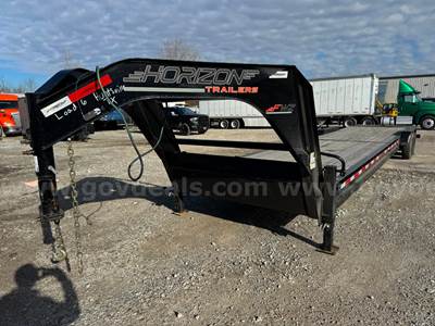 2024 Horizon 40’ Gooseneck Equipment Trailer - 15,680 lb GVWR - 35+5 Deck