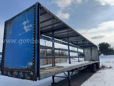 1999 Nu Van Technologies NVF-48102 T/A Curtain Side Trailer