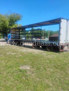 1998 Nu Van Technology NVF-48102 T/A Curtain Side Trailer