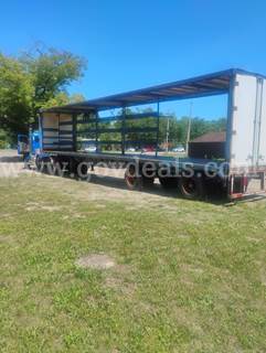 1998 Nu Van Technology NVF-48102 T/A Curtain Side Trailer