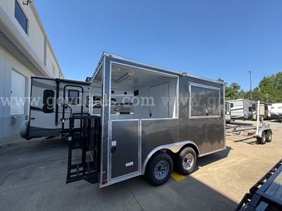 NO RESERVE ABSOLUTE AUCTION 2025 QUALITY CARGO FOOD CONCESSION TRAILER 8.5X14TA3