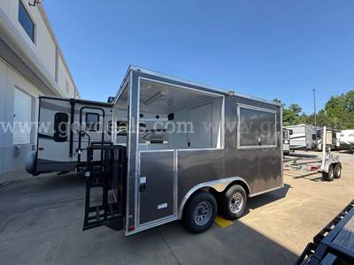 NO RESERVE ABSOLUTE AUCTION 2025 QUALITY CARGO FOOD CONCESSION TRAILER 8.5X14TA3