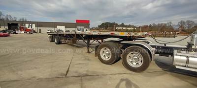 2005 Utility 48ft Aluminum Flatbed Combo Trailer